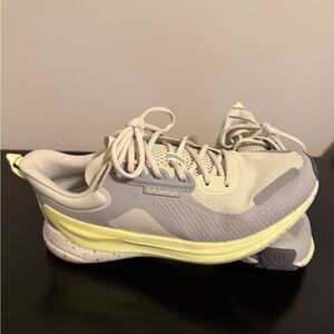 lululemon athletica Gray and Yellow Athletic Shoes